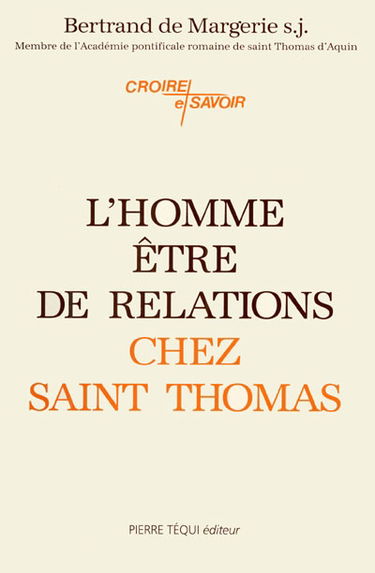 L'homme, être de relations chez saint Thomas