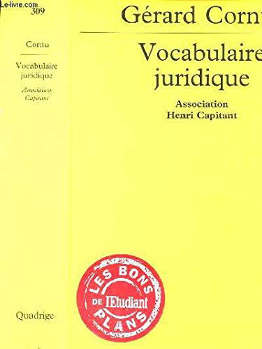 Vocabulaire juridique