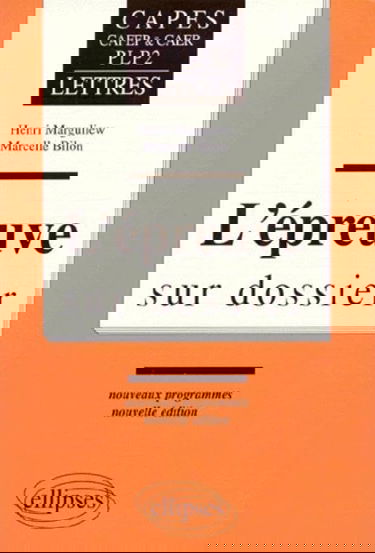 CAPES (CAFEP & CAER) et PLP2 Lettres : L'épreuve sur dossier