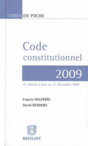 Code constitutionnel 2009