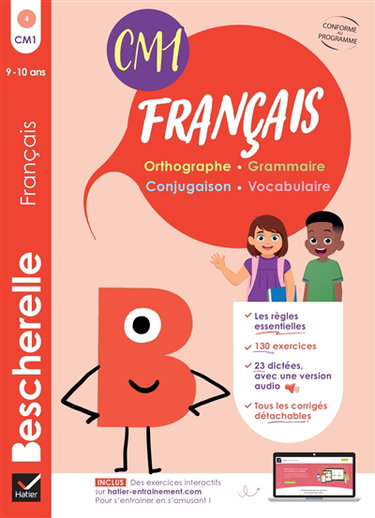 Couverture de Bescherelle français : CM1 : 9-10 ans