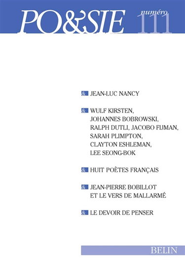 Poésie, n° 111