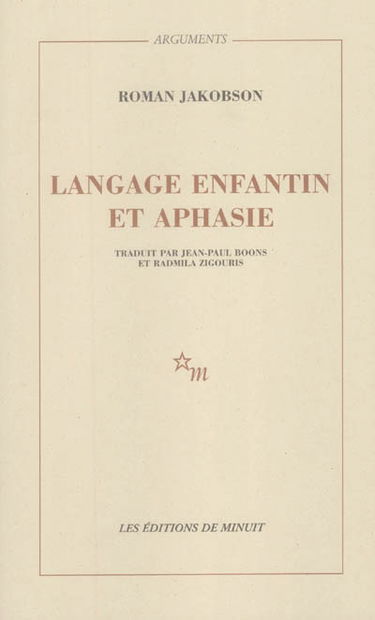 Langage enfantin et aphasie