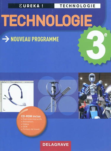 Couverture de Technologie 3e : élève : nouveau programme