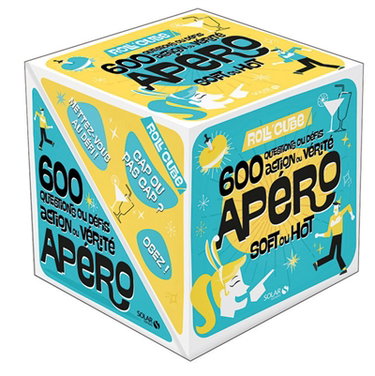 Couverture de Roll'cube : 600 questions et défis action ou vérité apéro : soft ou hot