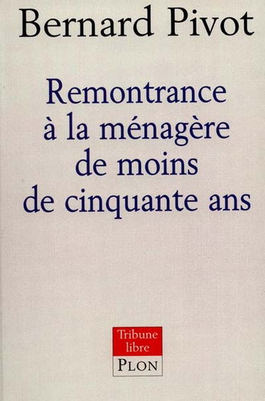 Remontrance à la ménagère de moins de cinquante ans