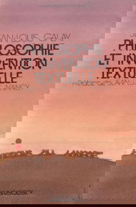 Philosophie et invention textuelle : essai sur la poétique d'un texte kantien