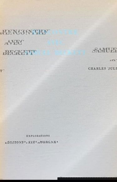 Rencontre avec Samuel Beckett