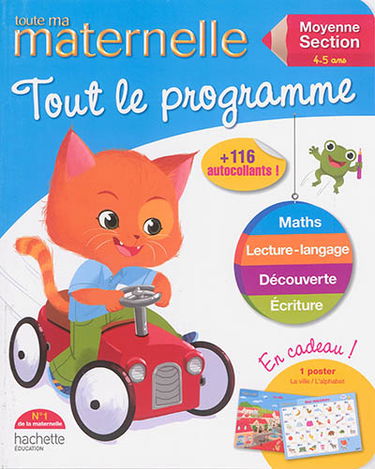 Toute ma maternelle, moyenne section, 4-5 ans : tout le programme