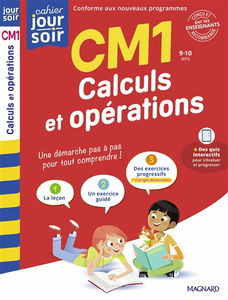 Calculs et opérations CM1, 9-10 ans