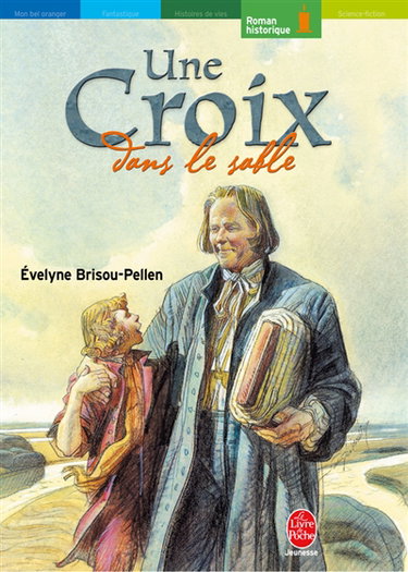 Couverture de Une croix dans le sable par Evelyne Brisou-Pellen