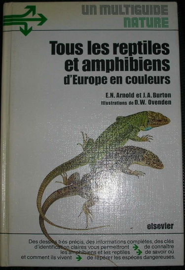 Tous les reptiles et amphibiens d'Europe en couleurs