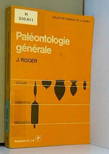 Paléontologie générale