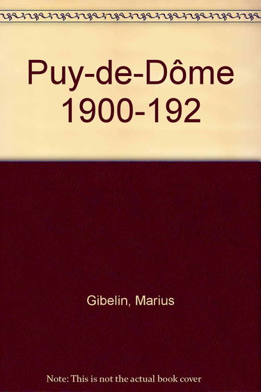 Puy-de-Dôme 1900-192