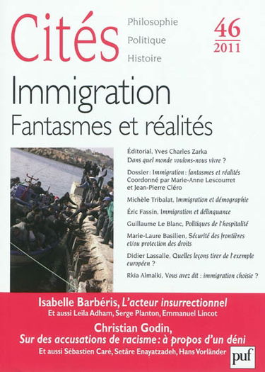 Cités, n° 46. Immigration : fantasmes et réalités