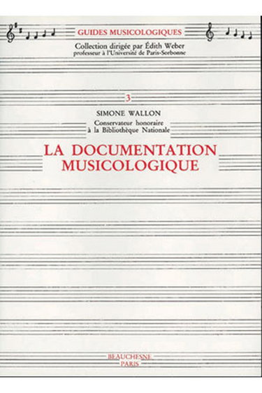 Couverture de La Documentation musicologique