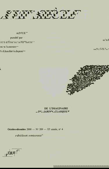 Dix-septième siècle, n° 209. De l'imaginaire du jardin classique