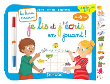 Je lis et j'écris en jouant ! : j'écris, j'efface, j'apprends : dès 6 ans