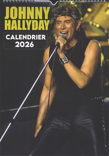 Couverture de Johnny Hallyday : calendrier 2026