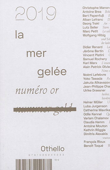 La Mer gelée. Numéro or. Nummer gold