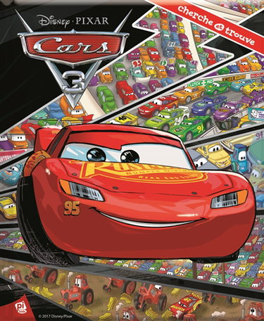 Couverture de Cars 3 : cherche et trouve