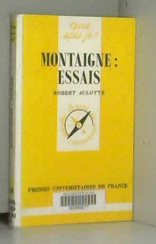 Montaigne, Essais