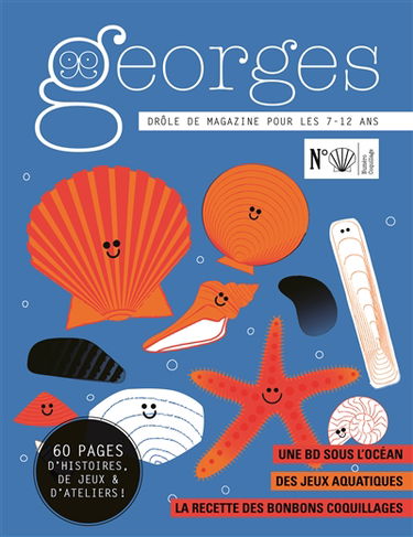 Georges : drôle de magazine pour enfants, n° 40. Coquillage