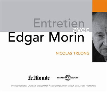 Couverture de Entretien avec Edgar Morin