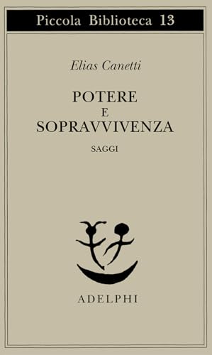 Couverture de Potere e sopravvivenza. Saggi