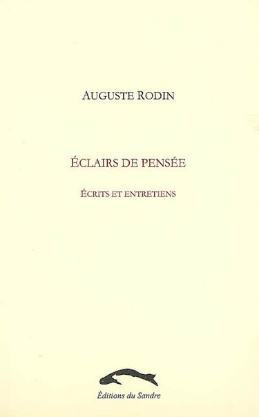 Couverture de Eclairs de pensée : écrits et entretiens