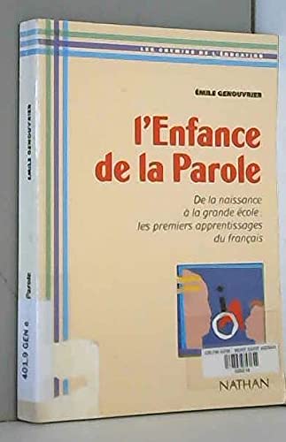L'Enfance de la parole