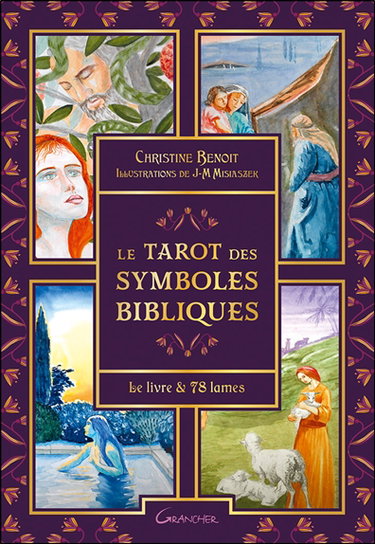Couverture de Le tarot des symboles bibliques : le livre & 78 lames