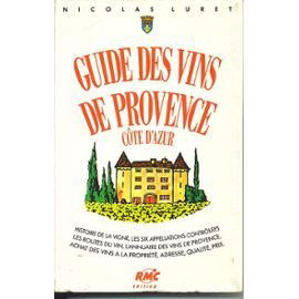 Guide vins de provence luret nicolas f29034