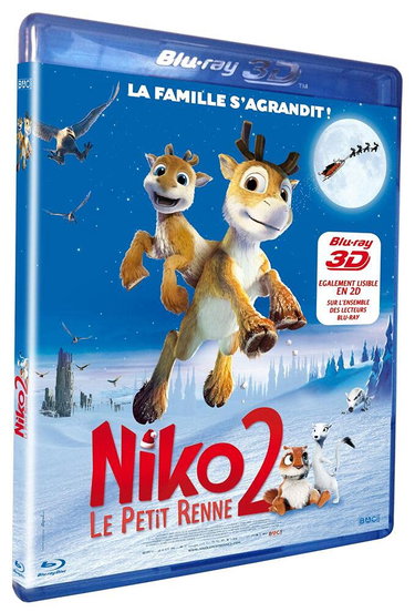 Couverture de Niko le petit renne 2 3D compatible 2D [Blu-ray 3D] [Blu-ray 3D]
