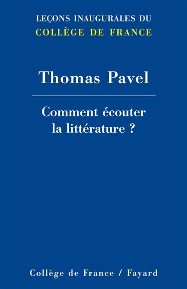 Comment écouter la littérature ?