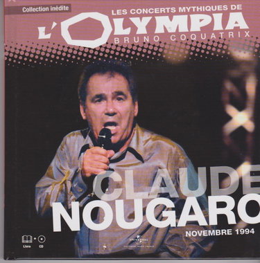 Couverture de Les concerts mythiques de l'Olympia, novembre 1994 par Claude Nougaro