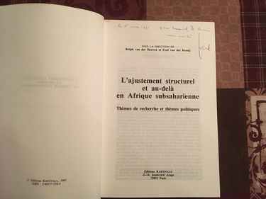 L'ajustement structurel et au-delà en Afrique subsaharienne : thèmes de recherche et thèmes politiques
