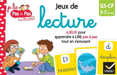 Jeux de lecture, GS, CP, 5-7 ans : 6 jeux pour apprendre à lire pas à pas tout en s'amusant