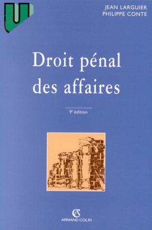 Droit Penal Des Affaires. 9eme Edition