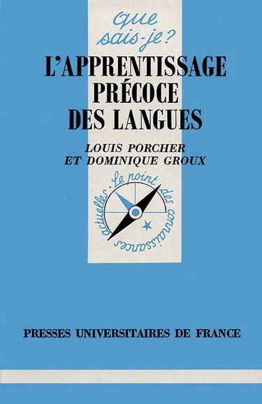 L'apprentissage précoce des langues