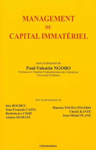 Management du capital immatériel