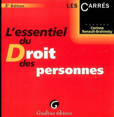 L'essentiel du droit des personnes