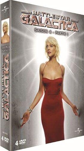 Couverture de Battlestar Galactica, saison 4, vol. 1 - Coffret 4 DVD