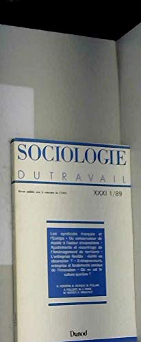 Sociologie travail n1 89 092393