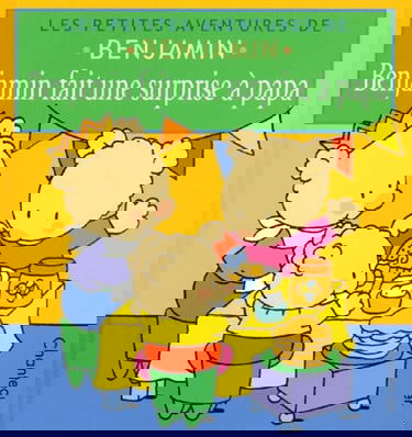 Benjamin fait une surprise à papa