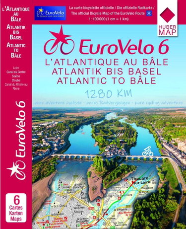 Couverture de Eurovélo 6 (LOT DE 6 CARTES sous blister)