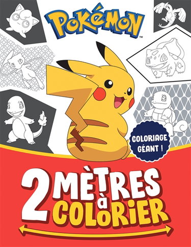 Pokémon : 2 mètres à colorier