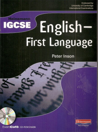 Couverture de Heinemann IGCSE English - First Language Student Book with Exam Café CD