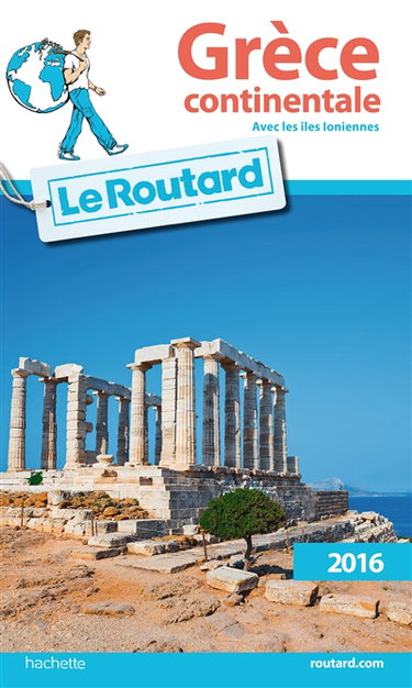 Couverture de Grèce continentale : avec les îles Ioniennes : 2016 par Philippe Gloaguen