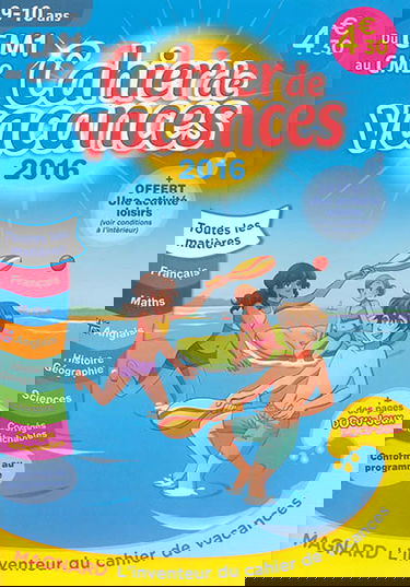 Cahier de vacances du CM1 au CM2, 9-10 ans